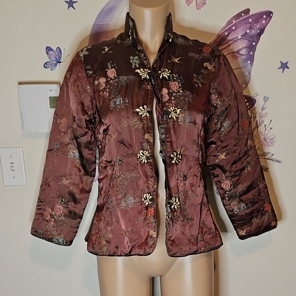 Floral Embroidered Women's Jacket